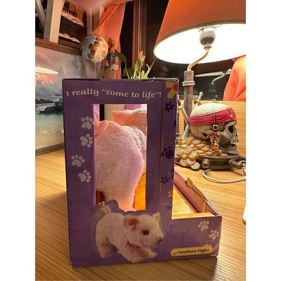 FurReal Friends Newborn Piglet 2006 Sealed Collectible NIB - Picture 8 of 12
